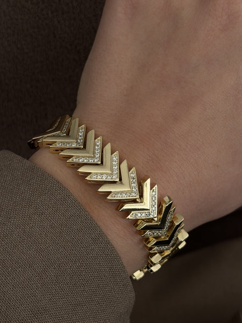 MY1VPBRCL00155 gold-bracelet-stainless-steel-wholesale-myaccessories wholesale jewelry BRACELETS  Catwalk Jewellery Europe