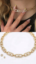 MY1VPNKLC0086 gold-necklace-stainless-steel-waterproof-layered-trendy-wholesale-myaccessories wholesale jewelry NECKLACE  Catwalk Jewellery Europe