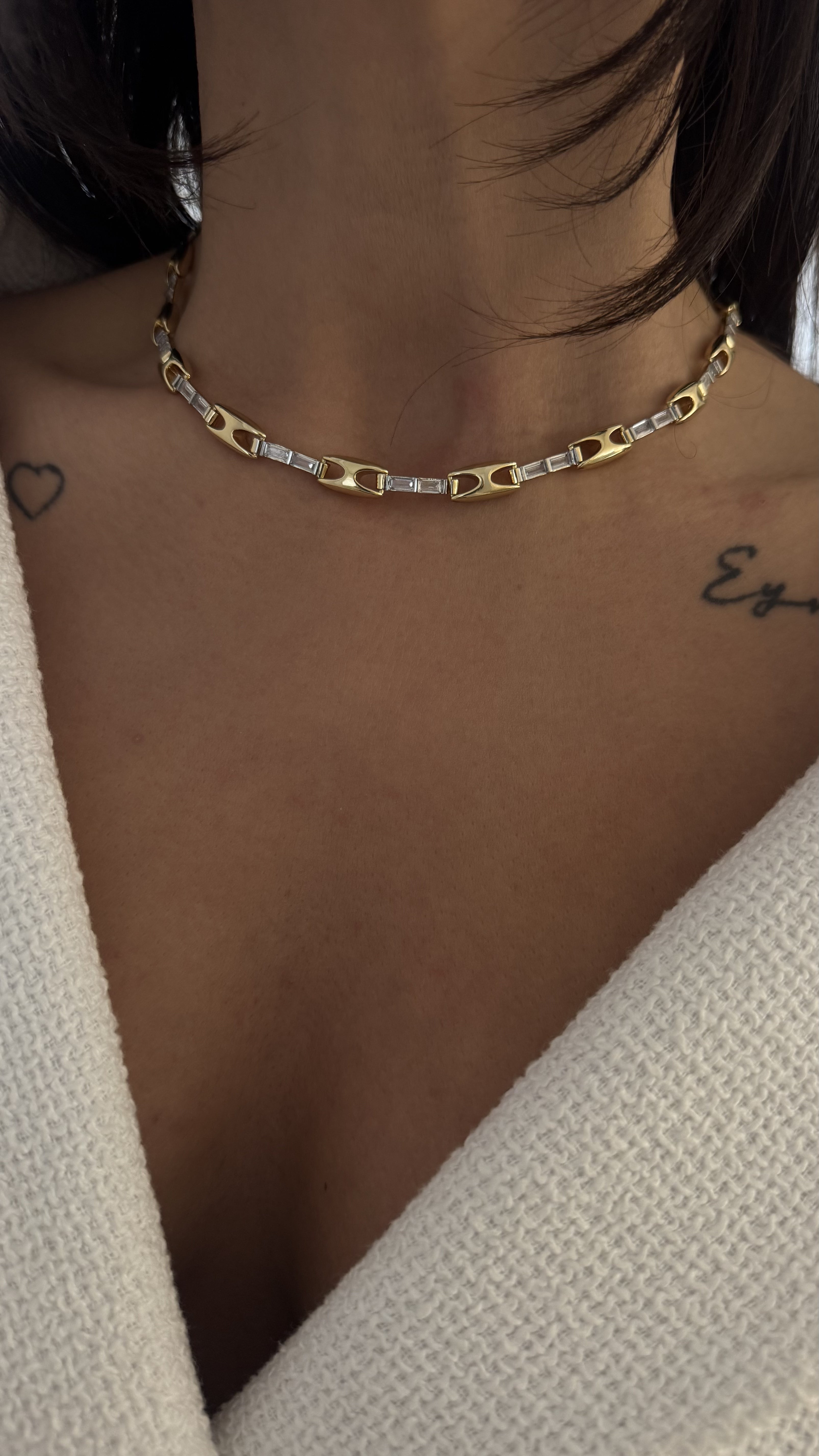 MY1VPNKLC0087 gold-necklace-stainless-steel-waterproof-layered-trendy-wholesale-myaccessories wholesale jewelry NECKLACE  Catwalk Jewellery Europe