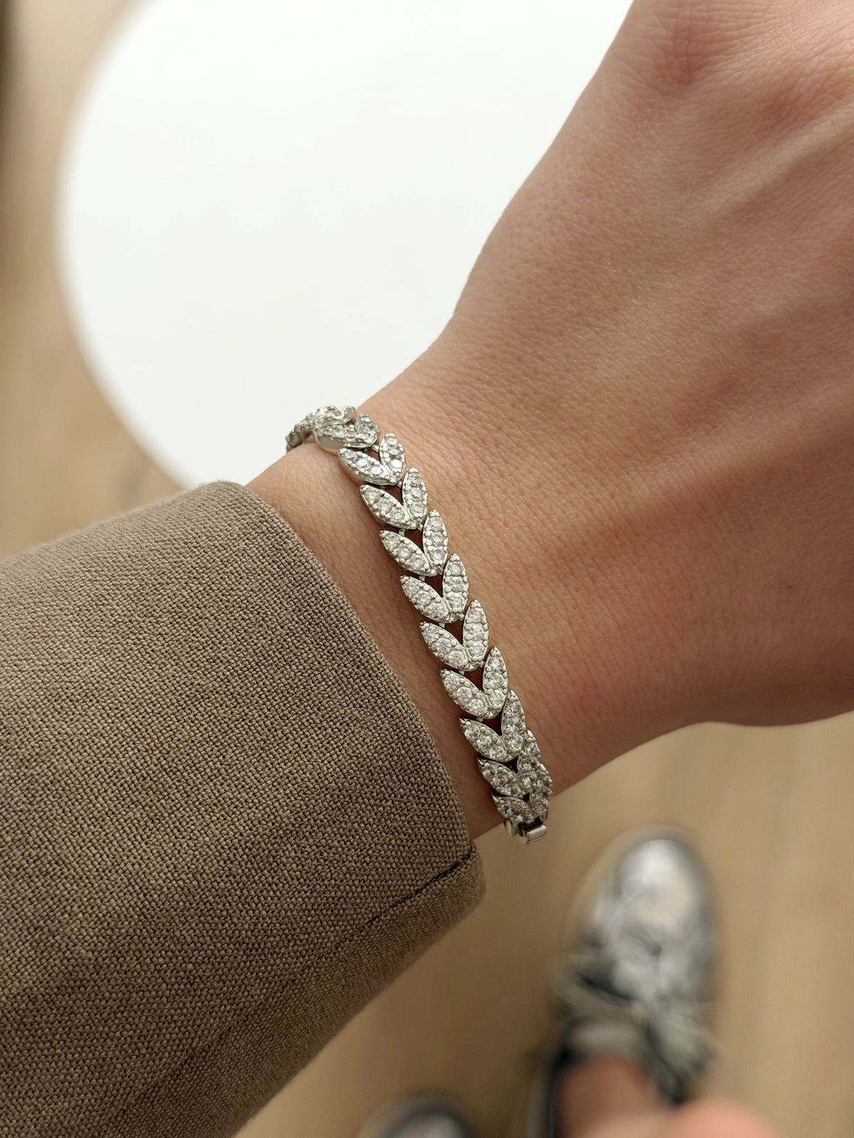 Rhodium Plated Cubic Zirconia Bracelets  – Catwalk Jewellery wholesale jewelry BRACELETS  Catwalk Jewellery Europe