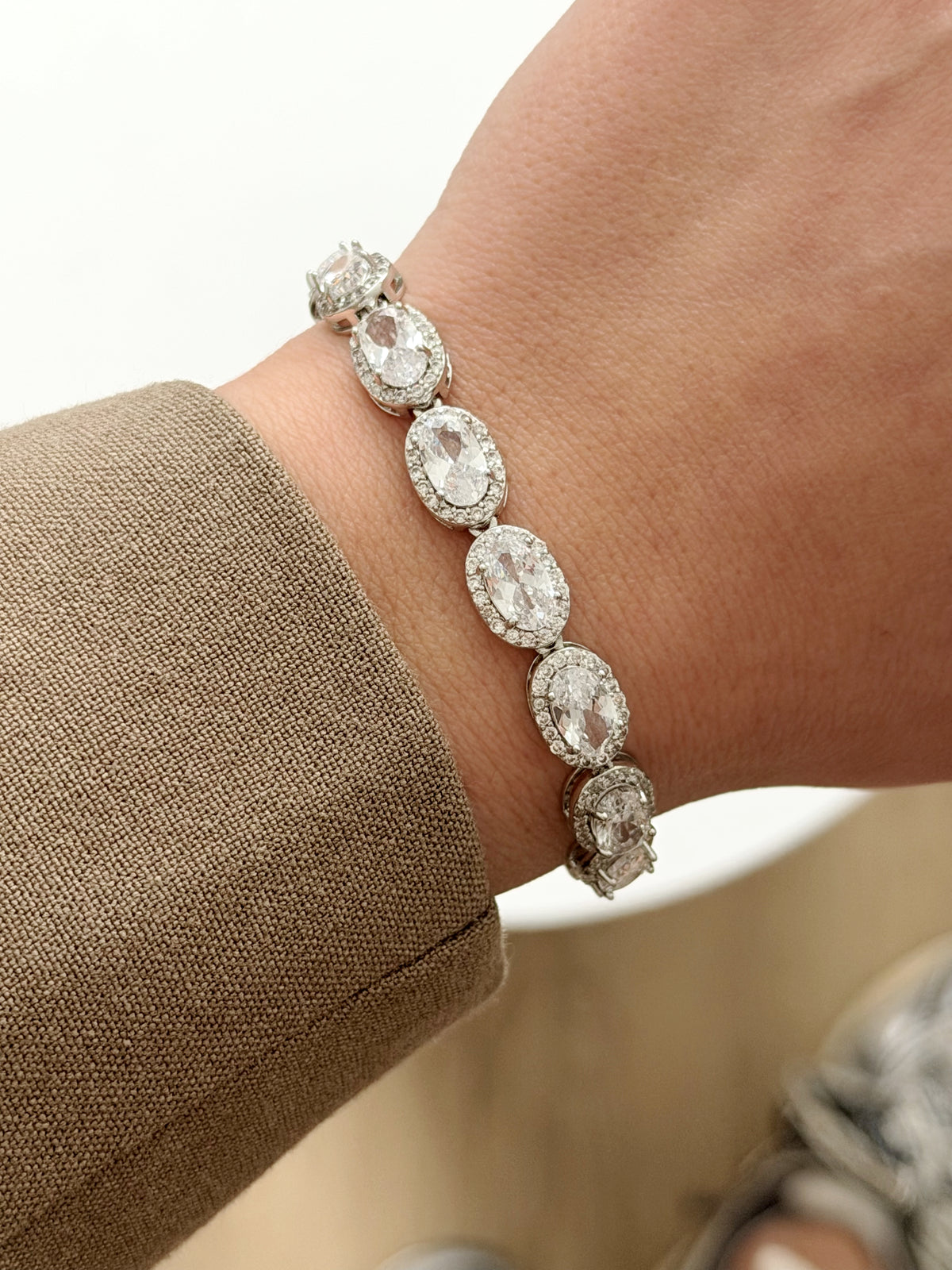 Rhodium Plated Cubic Zirconia Bracelets  – Catwalk Jewellery wholesale jewelry BRACELETS  Catwalk Jewellery Europe