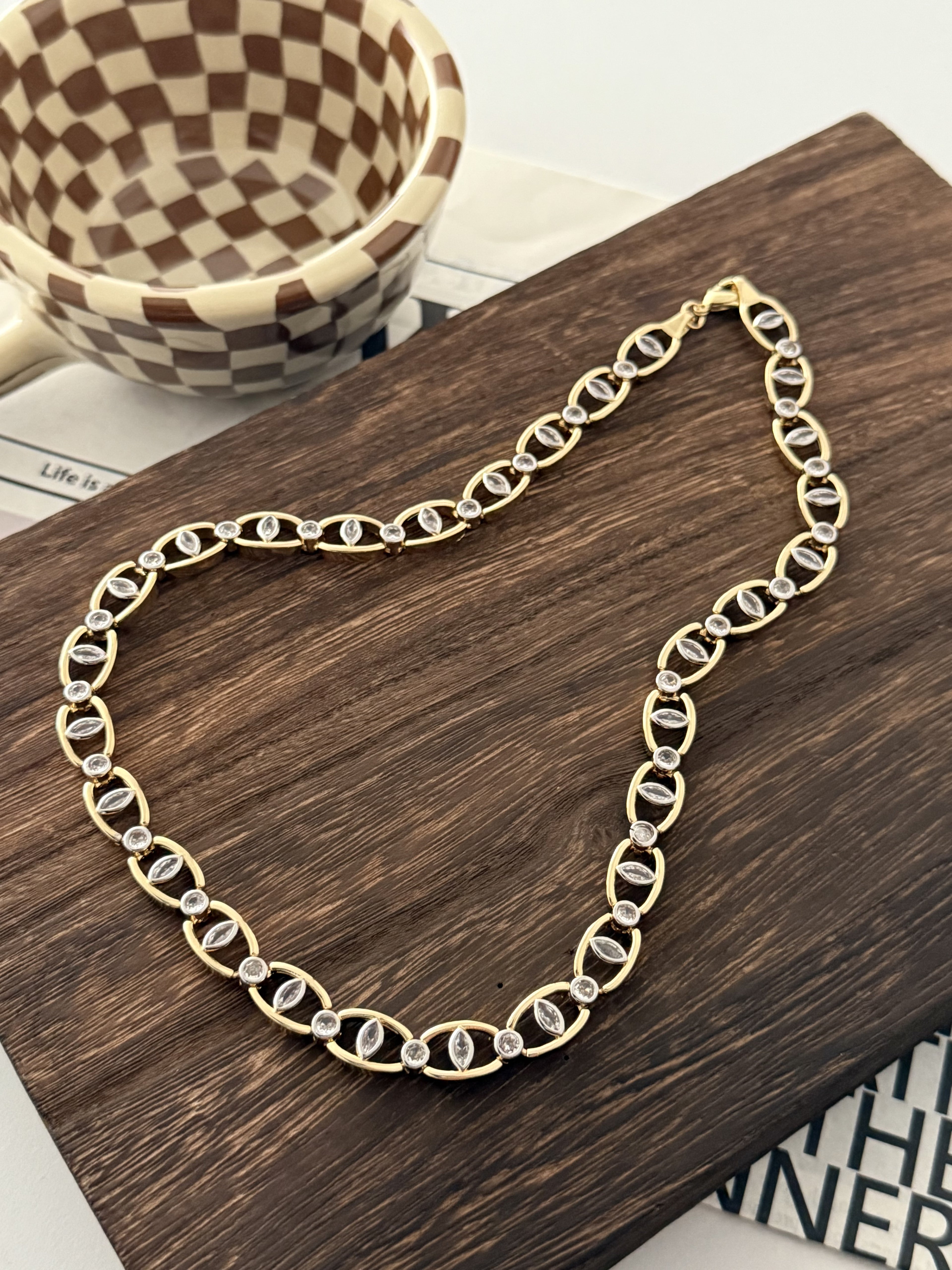 MY1VPNKLC00103 gold-necklace-stainless-steel-waterproof-layered-trendy-wholesale-myaccessories wholesale jewelry NECKLACE  Catwalk Jewellery Europe