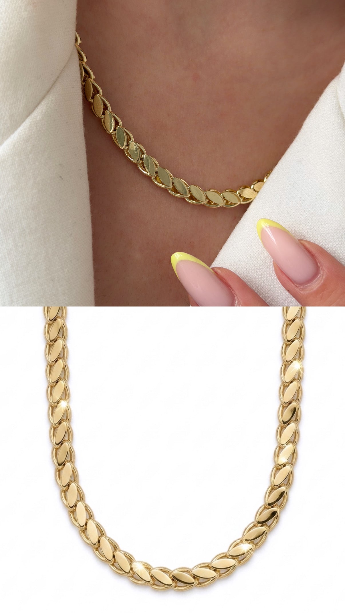 MY1VPNKLC0096 gold-necklace-stainless-steel-waterproof-layered-trendy-wholesale-myaccessories wholesale jewelry NECKLACE  Catwalk Jewellery Europe