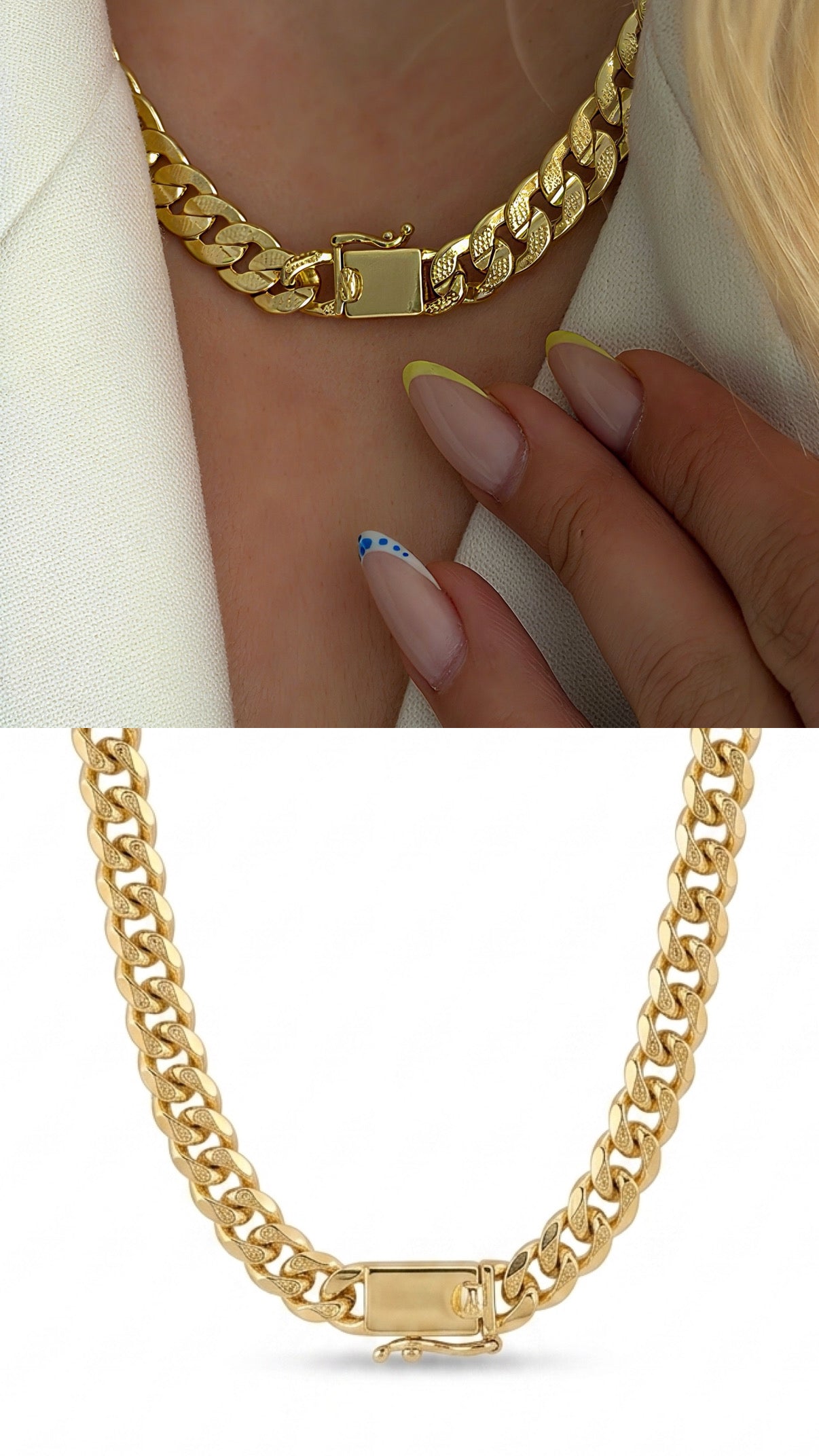 MY1VPNKLC00108 gold-necklace-stainless-steel-waterproof-layered-trendy-wholesale-myaccessories wholesale jewelry NECKLACE  Catwalk Jewellery Europe