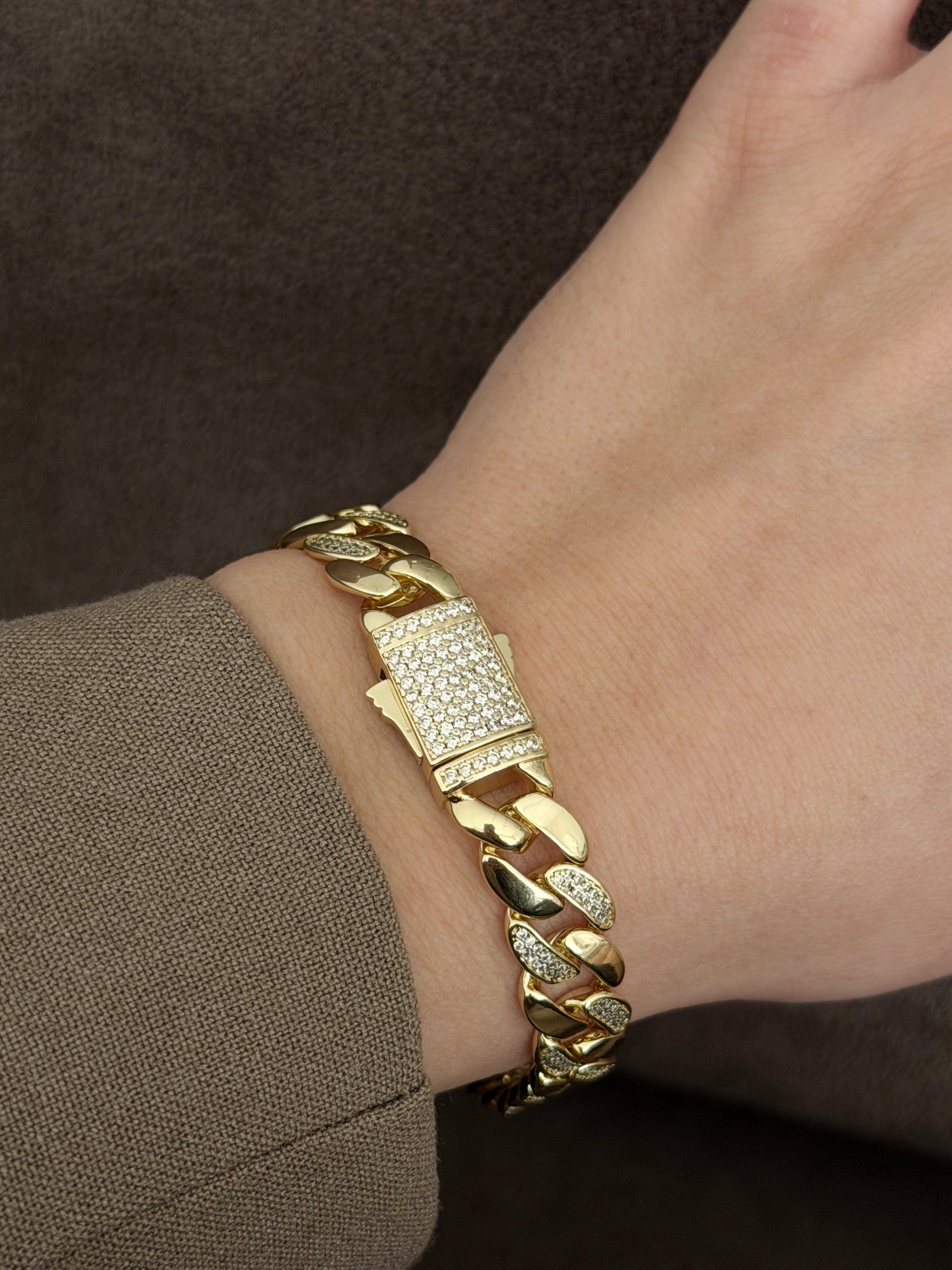 14K Gold Plated Cubic Zirconia Bracelets  – Catwalk Jewellery wholesale jewelry BRACELETS  Catwalk Jewellery Europe