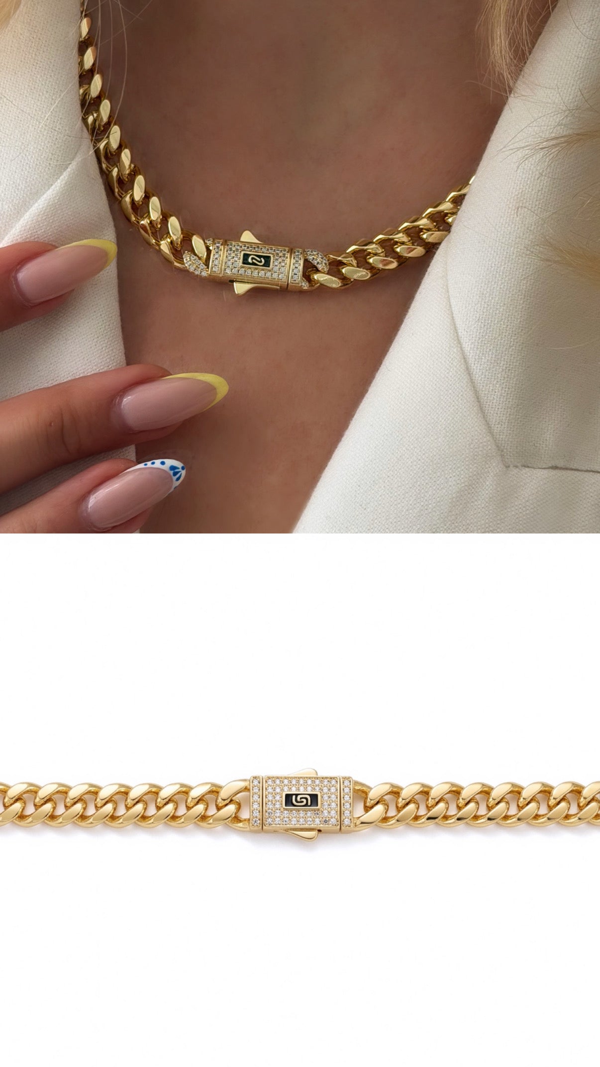 MY1VPNKLC00105 gold-necklace-stainless-steel-waterproof-layered-trendy-wholesale-myaccessories wholesale jewelry NECKLACE  Catwalk Jewellery Europe
