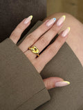 Gold Chunky Knot Statement Ring wholesale jewelry RINGS Catwalk Jewellery Europe