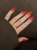 Gold CZ Pave Cluster Bubble Band Ring wholesale jewelry RINGS Catwalk Jewellery Europe