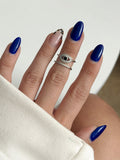 Silver CZ Pave Evil Eye Stackable Ring Set wholesale jewelry RINGS Catwalk Jewellery Europe