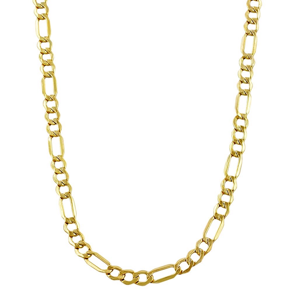 Gold Classic Figaro Chain Necklace - CW1NKL0059 | Wholesale Stainless Steel Jewelry Catwalk Jewellery Europe