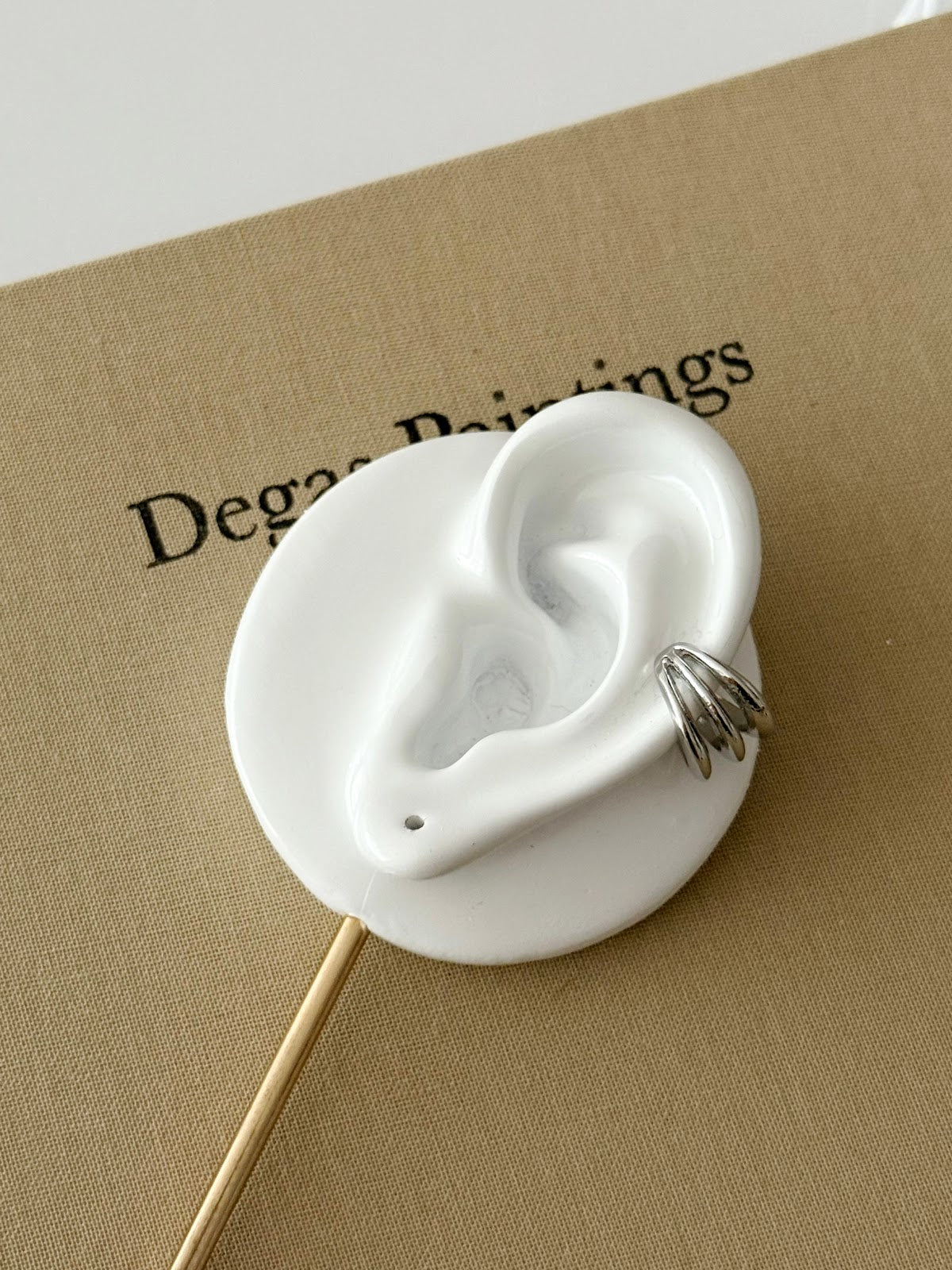 Silver Plain Triple Band Ear Cuff - CW1EARCUFF0037 | Wholesale Stainless Steel Jewelry Catwalk Jewellery Europe