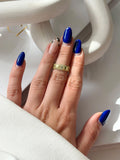 Gold CZ Pave Evil Eye Band Ring wholesale jewelry RINGS Catwalk Jewellery Europe