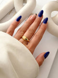 Gold Chunky Smooth Dome Signet Ring wholesale jewelry RINGS Catwalk Jewellery Europe