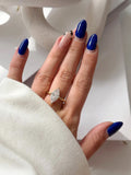 Gold Solitaire Marquise Cut CZ Engagement Ring wholesale jewelry RINGS Catwalk Jewellery Europe