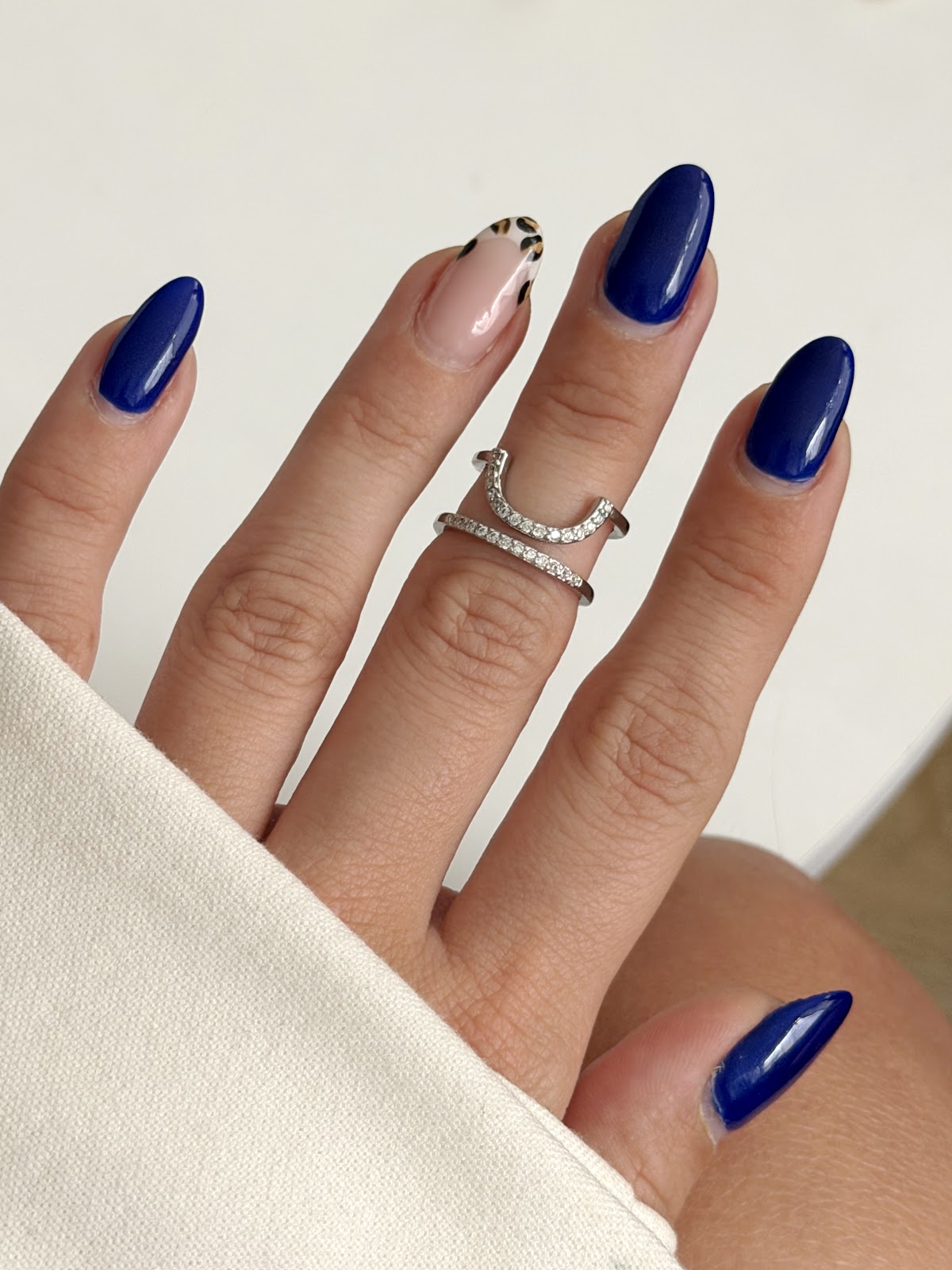 Silver CZ Pave Arch Nail Ring wholesale jewelry RINGS Catwalk Jewellery Europe