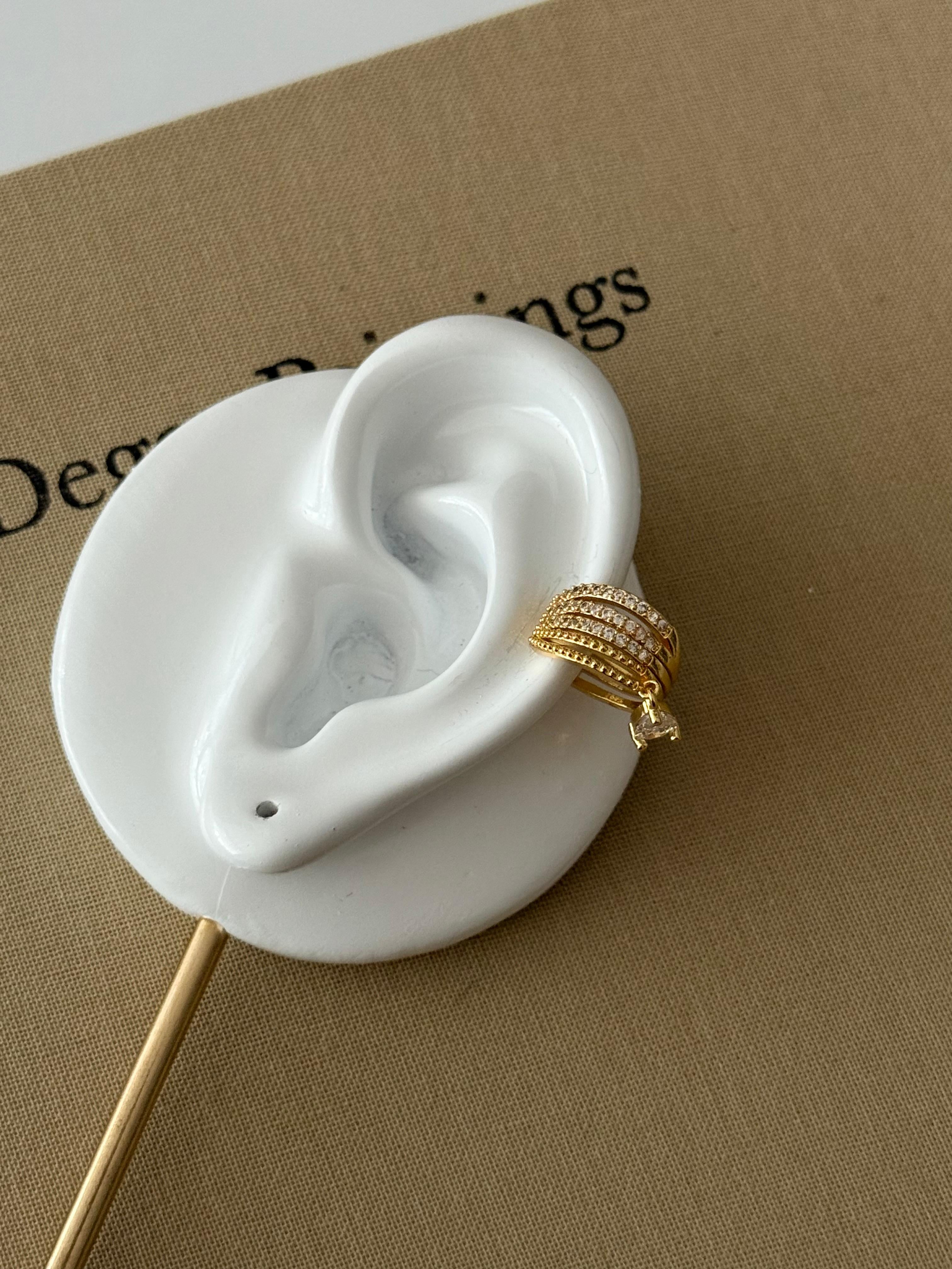 MY1VPEARC0023 gold-ear-cuff-stainless-steel-waterproof-trendy-wholesale-myaccessories wholesale jewelry EARCUFFS  Catwalk Jewellery Europe