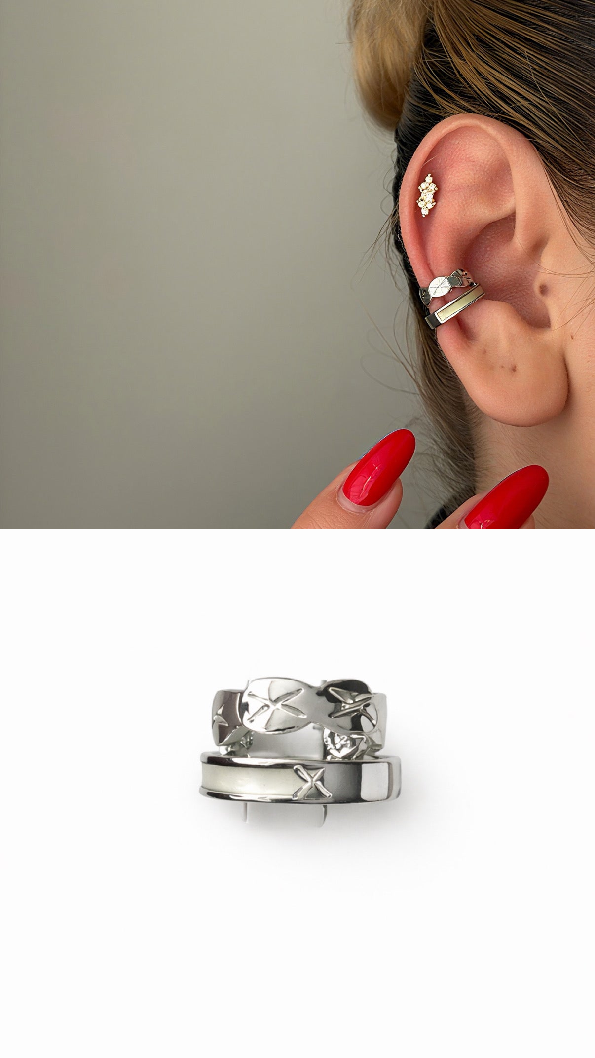 MY1VPEARC0076 gold-ear-cuff-stainless-steel-waterproof-trendy-wholesale-myaccessories wholesale jewelry EARCUFFS  Catwalk Jewellery Europe