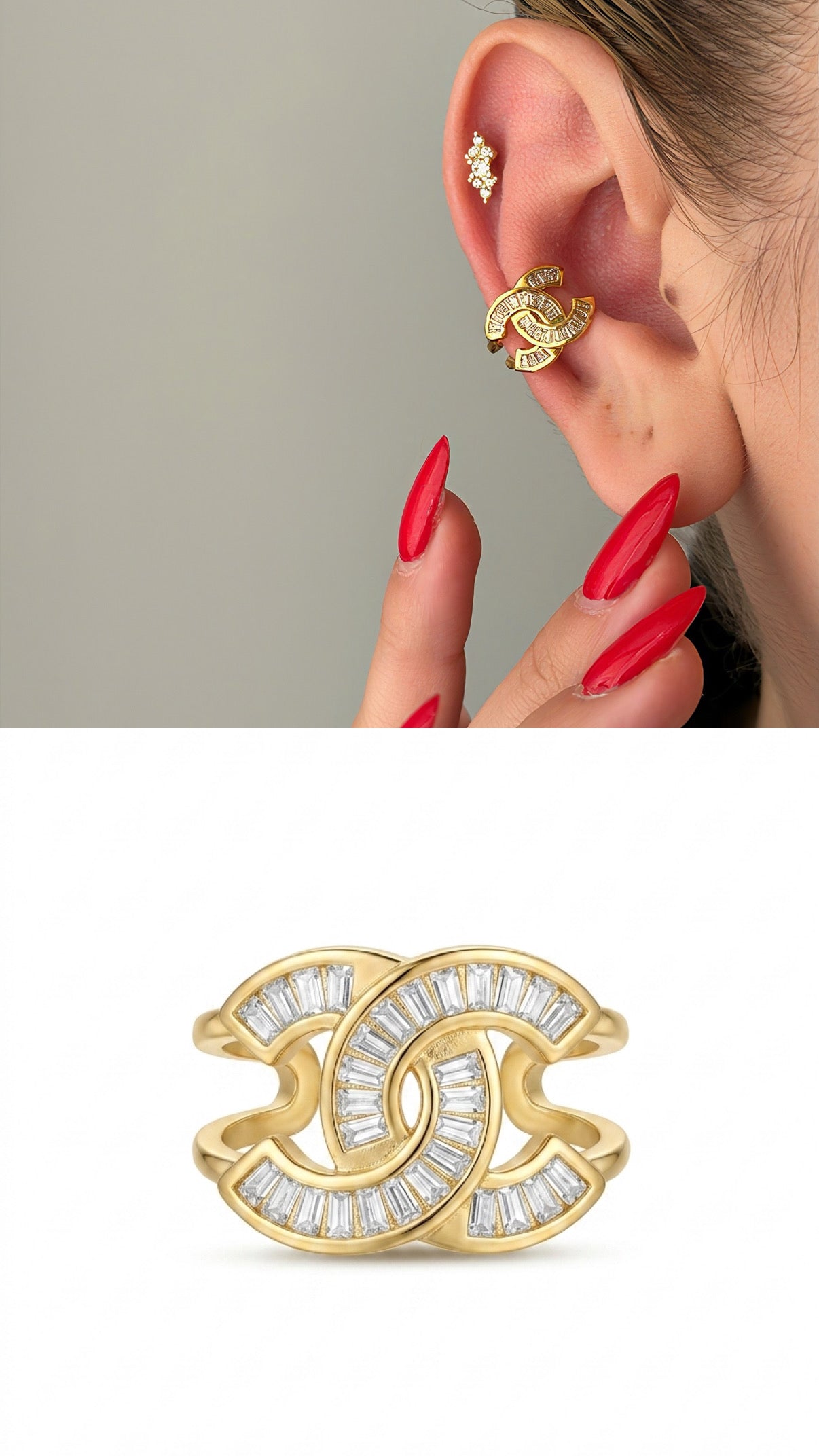 MY1VPEARC0089 gold-ear-cuff-stainless-steel-waterproof-trendy-wholesale-myaccessories wholesale jewelry EARCUFFS  Catwalk Jewellery Europe