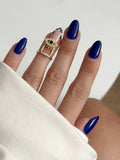 Gold CZ Pave Evil Eye Nail Ring wholesale jewelry RINGS Catwalk Jewellery Europe