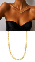 Gold Interlocking S Link Chain Necklace - CW1NKL0023 | Wholesale Stainless Steel Jewelry Catwalk Jewellery Europe