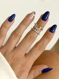 Silver CZ Pave Sunburst Tiara Stackable Ring Set wholesale jewelry RINGS Catwalk Jewellery Europe