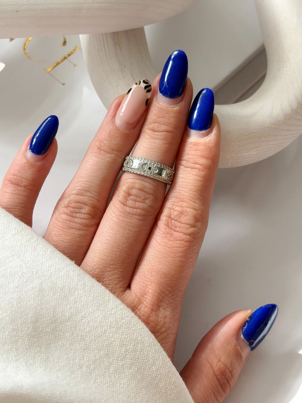Silver CZ Pave Evil Eye Band Ring wholesale jewelry RINGS Catwalk Jewellery Europe