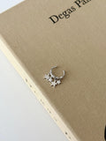 Silver Dangle Star Charms Band Ear Cuff - CW1EARCUFF0084 | Wholesale Stainless Steel Jewelry Catwalk Jewellery Europe