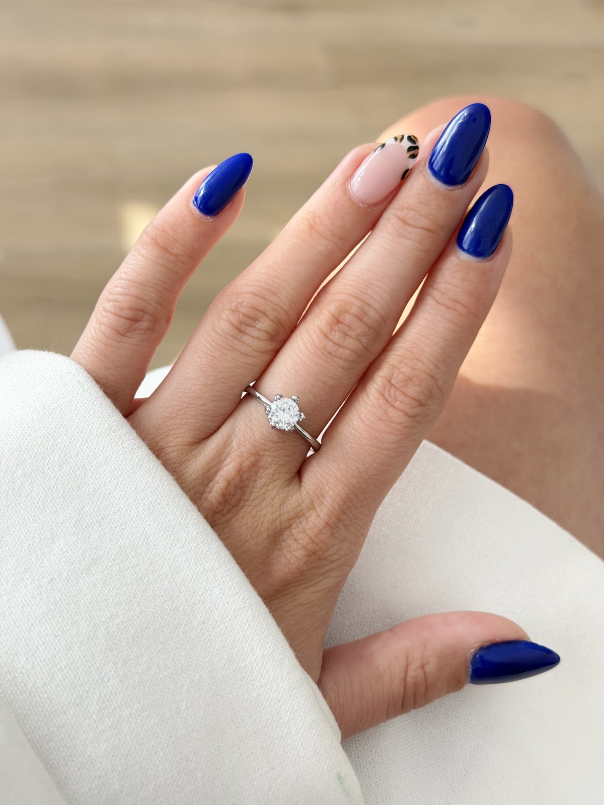 Silver Round CZ Six Prong Solitaire Engagement Ring - CW1RING00133 | Wholesale Stainless Steel Jewelry Catwalk Jewellery Europe
