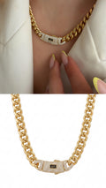 MY1VPNKLC00110 gold-necklace-stainless-steel-waterproof-layered-trendy-wholesale-myaccessories wholesale jewelry NECKLACE  Catwalk Jewellery Europe