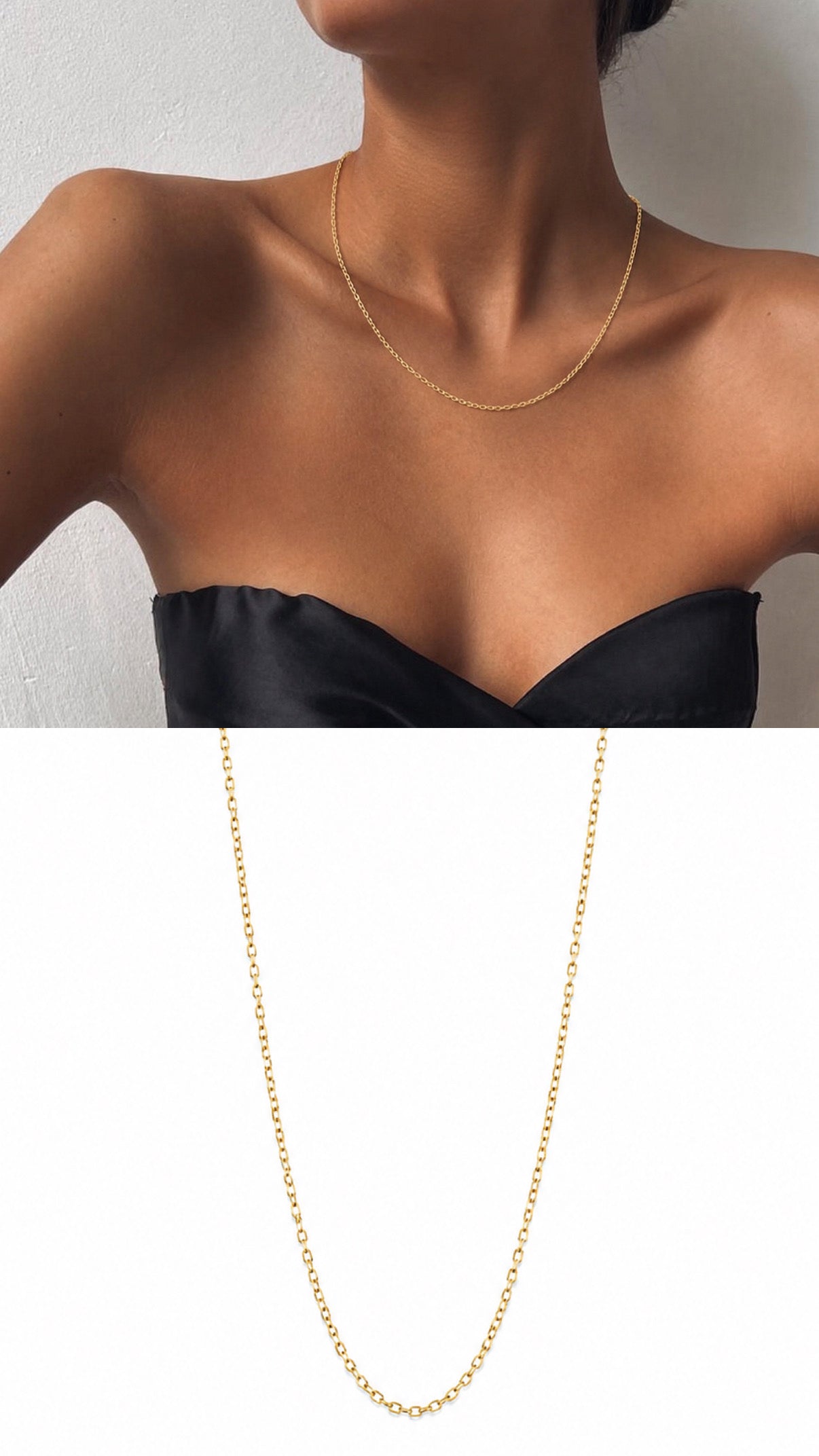 MY1VPNKLC008 gold-necklace-stainless-steel-waterproof-layered-trendy-wholesale-myaccessories wholesale jewelry NECKLACE  Catwalk Jewellery Europe
