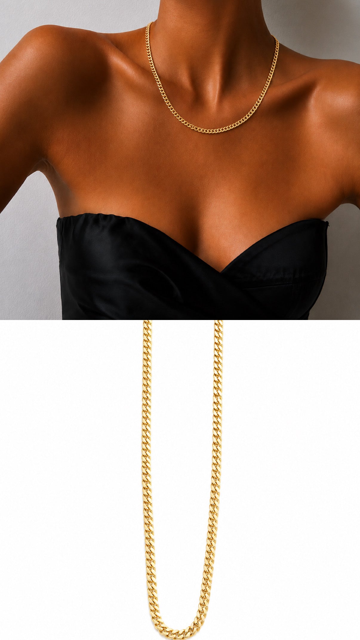 MY1VPNKLC009 gold-necklace-stainless-steel-waterproof-layered-trendy-wholesale-myaccessories wholesale jewelry NECKLACE  Catwalk Jewellery Europe