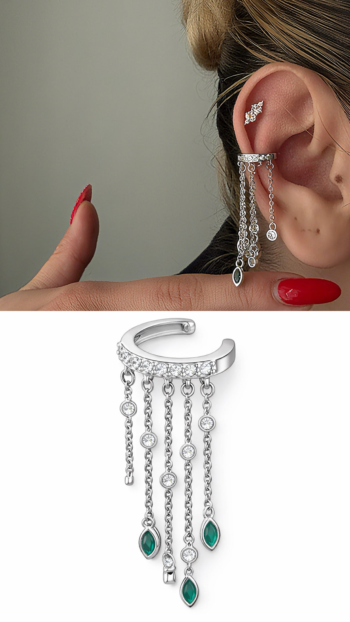 MY1VPEARC00100 gold-ear-cuff-stainless-steel-waterproof-trendy-wholesale-myaccessories wholesale jewelry EARCUFFS  Catwalk Jewellery Europe