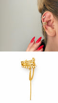 MY1VPEARC00104 gold-ear-cuff-stainless-steel-waterproof-trendy-wholesale-myaccessories wholesale jewelry EARCUFFS  Catwalk Jewellery Europe
