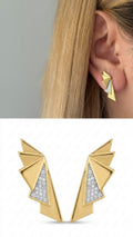 14K Gold Plated Cubic Zirconia Vip 14k earrings  – Catwalk Jewellery wholesale jewelry VIP 14K EARRINGS  Catwalk Jewellery Europe