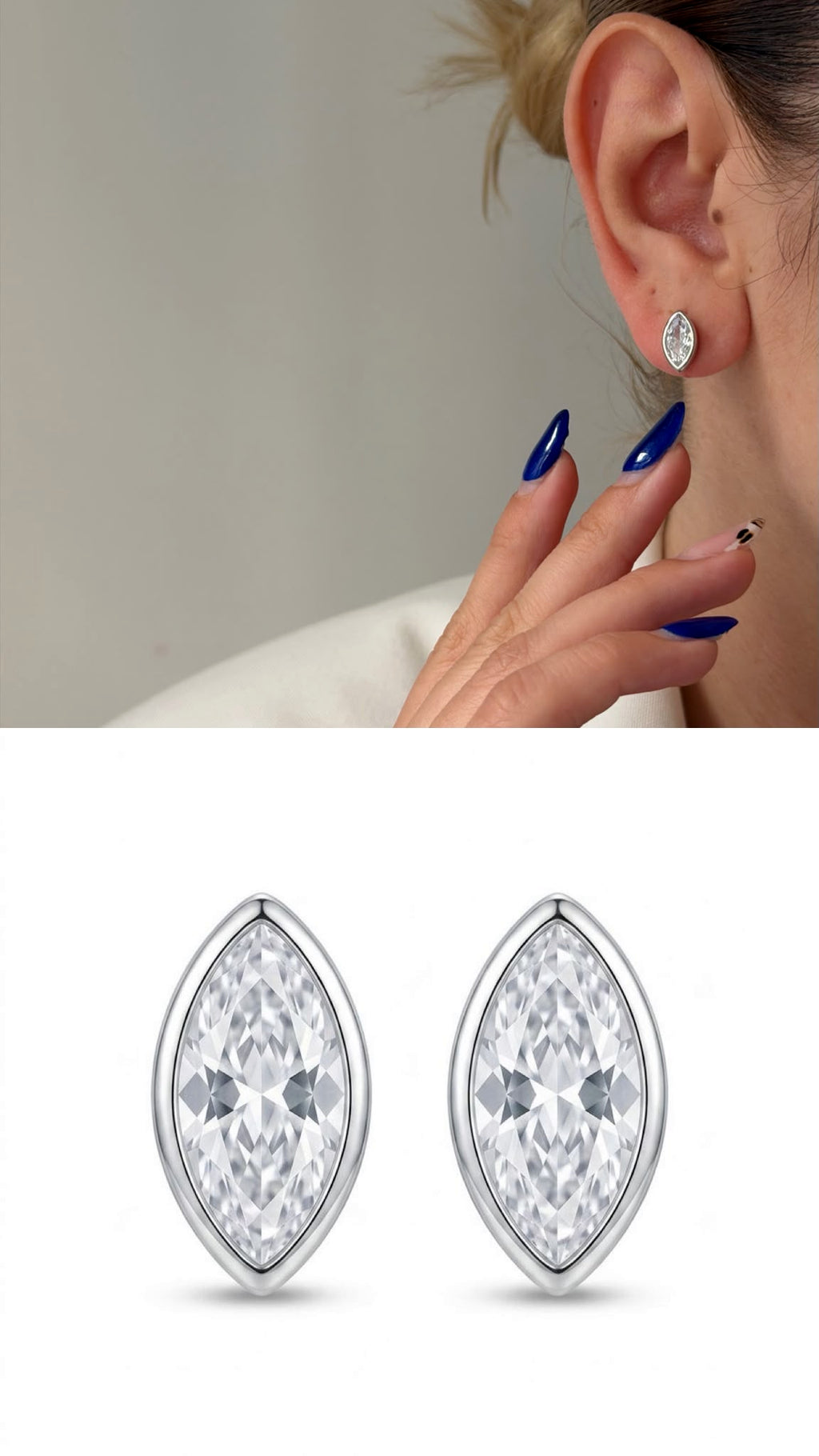 Rhodium Plated Cubic Zirconia Vip 14k earrings  – Catwalk Jewellery wholesale jewelry VIP 14K EARRINGS  Catwalk Jewellery Europe