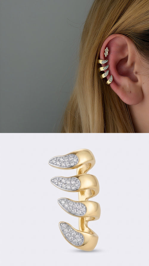 MY1VPEARC00114 gold-ear-cuff-stainless-steel-waterproof-trendy-wholesale-myaccessories wholesale jewelry EARCUFFS  Catwalk Jewellery Europe