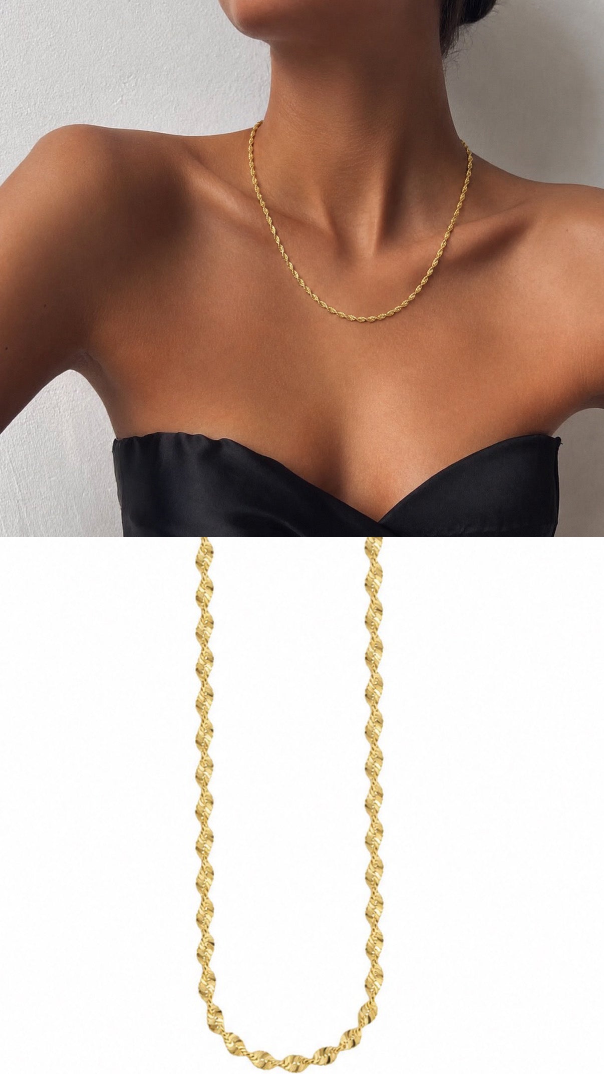 MY1VPNKLC002 gold-necklace-stainless-steel-waterproof-layered-trendy-wholesale-myaccessories wholesale jewelry NECKLACE  Catwalk Jewellery Europe