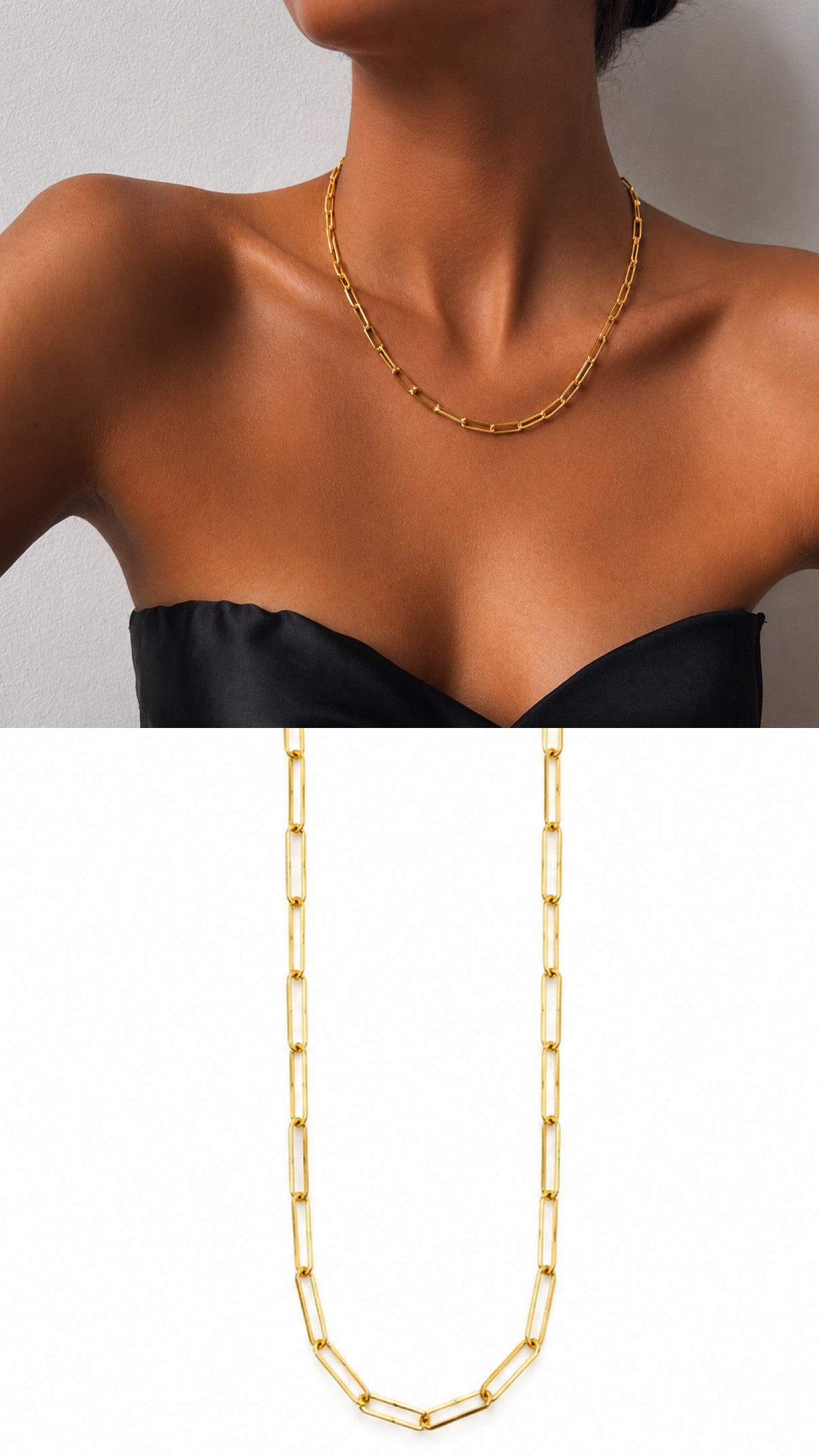 MY1VPNKLC003 gold-necklace-stainless-steel-waterproof-layered-trendy-wholesale-myaccessories wholesale jewelry NECKLACE  Catwalk Jewellery Europe