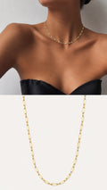 MY1VPNKLC004 gold-necklace-stainless-steel-waterproof-layered-trendy-wholesale-myaccessories wholesale jewelry NECKLACE  Catwalk Jewellery Europe