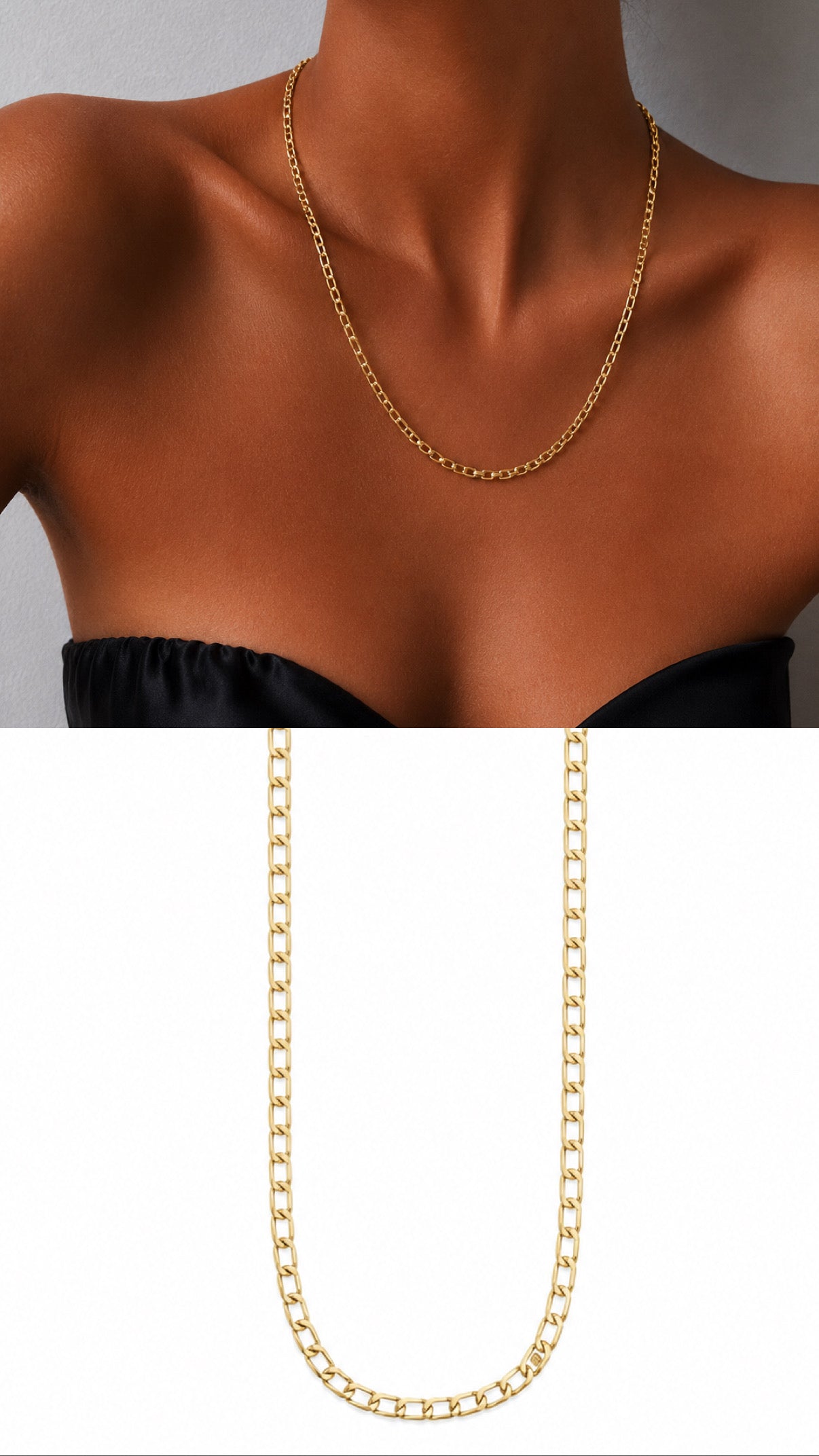 MY1VPNKLC005 gold-necklace-stainless-steel-waterproof-layered-trendy-wholesale-myaccessories wholesale jewelry NECKLACE  Catwalk Jewellery Europe