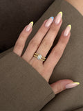 MY1VPRING0024-gold-stackable-ring-stainless-steel-waterproof-trendy-wholesale-myaccessories wholesale jewelry RINGS Catwalk Jewellery Europe