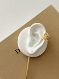 Gold CZ Pave Butterfly Wing Ear Cuff - CW1EARCUFF0096 | Wholesale Stainless Steel Jewelry Catwalk Jewellery Europe