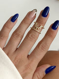 Gold CZ Pave Sunburst Tiara Stackable Ring Set - CW1RING0045 | Wholesale Stainless Steel Jewelry Catwalk Jewellery Europe