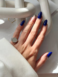 Silver CZ Pave Round Signet Ring - CW1RING0057 | Wholesale Stainless Steel Jewelry Catwalk Jewellery Europe