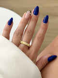 Gold CZ Accent Textured Etched Band Ring - CW1RING0076 | Wholesale Stainless Steel Jewelry Catwalk Jewellery Europe