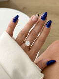 CW1RING0079-gold-large-round-cz-solitaire-engagement-ring-catwalkjewellery wholesale jewelry RINGS Catwalk Jewellery Europe