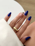 Gold Flush Set Screw Motif Band Ring - CW1RING0080 | Wholesale Stainless Steel Jewelry Catwalk Jewellery Europe