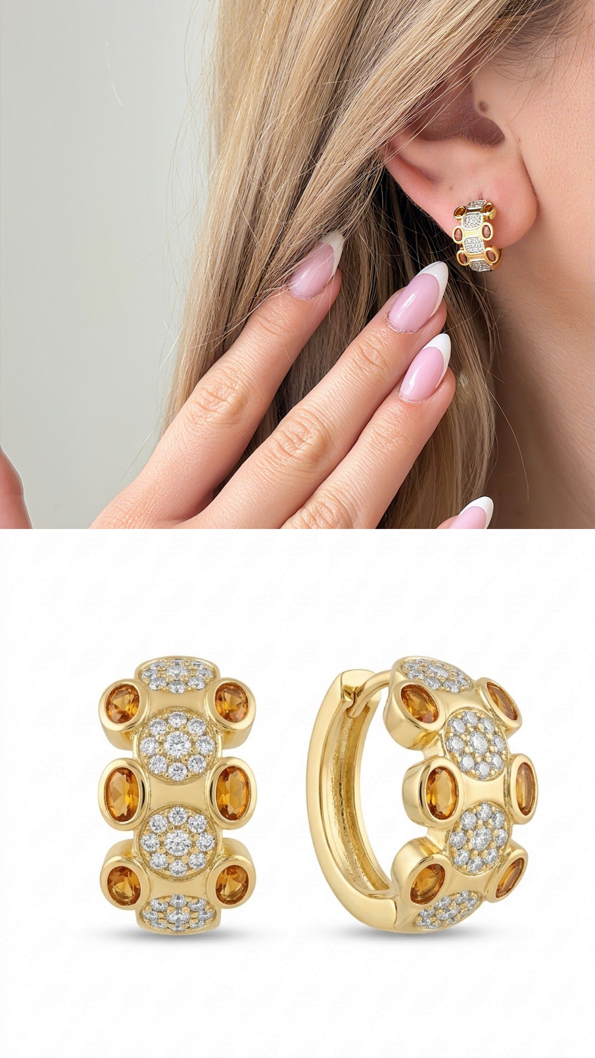 14K Gold Plated Cubic Zirconia Vip 14k earrings  – Catwalk Jewellery wholesale jewelry VIP 14K EARRINGS  Catwalk Jewellery Europe
