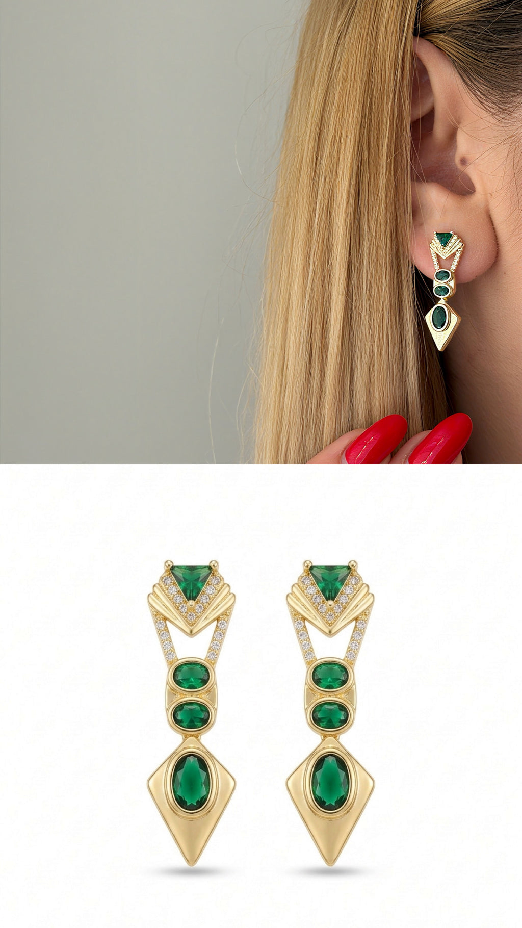 14K Gold Plated Cubic Zirconia Vip 14k earrings  – Catwalk Jewellery wholesale jewelry VIP 14K EARRINGS  Catwalk Jewellery Europe