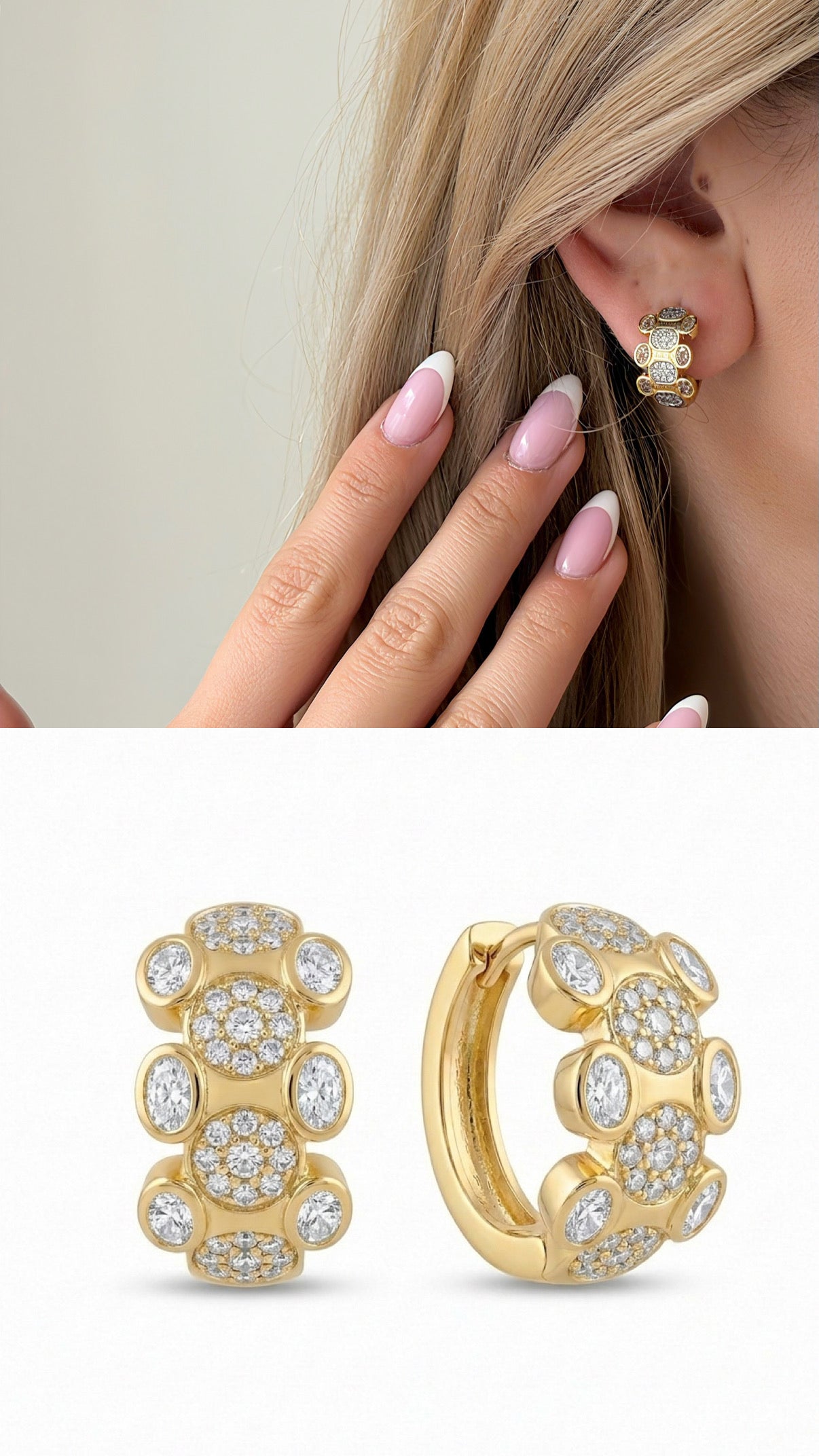 14K Gold Plated Cubic Zirconia Vip 14k earrings  – Catwalk Jewellery wholesale jewelry VIP 14K EARRINGS  Catwalk Jewellery Europe